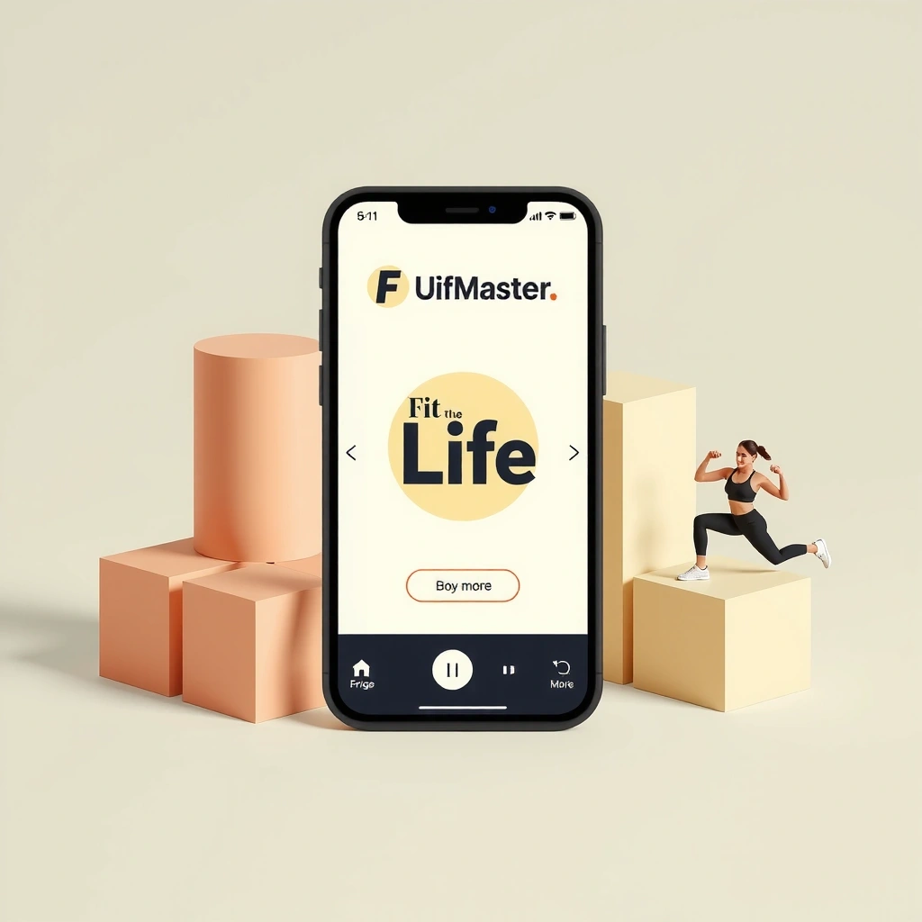 FitLife mobile app design